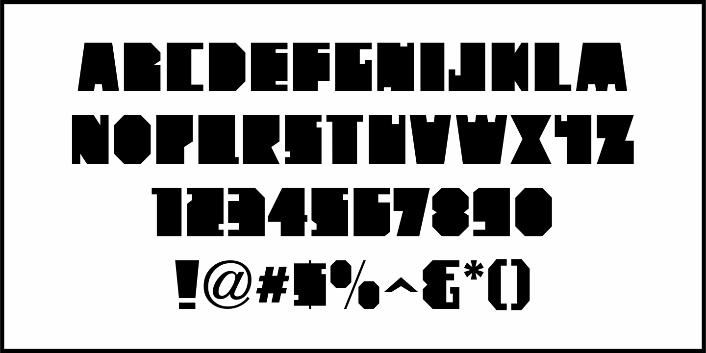 Shutterbug Font Poster #1