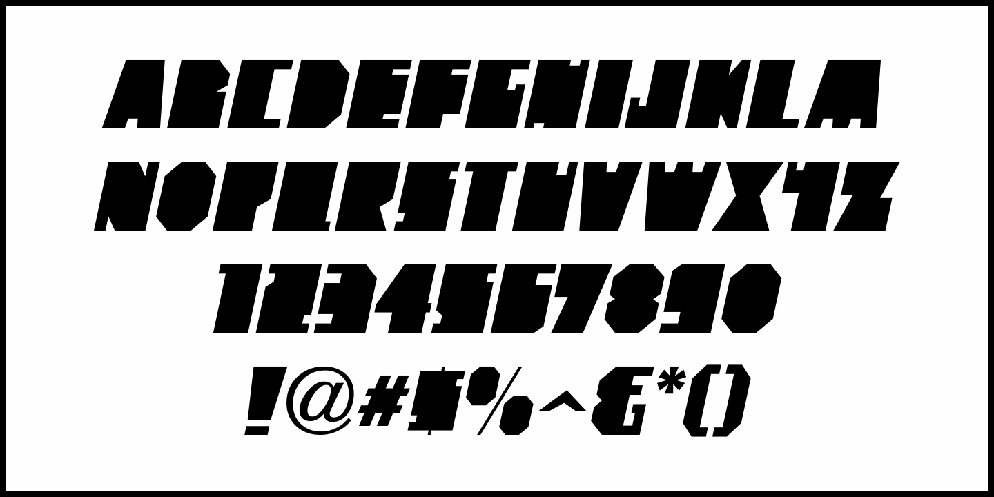 Shutterbug Font Poster #1