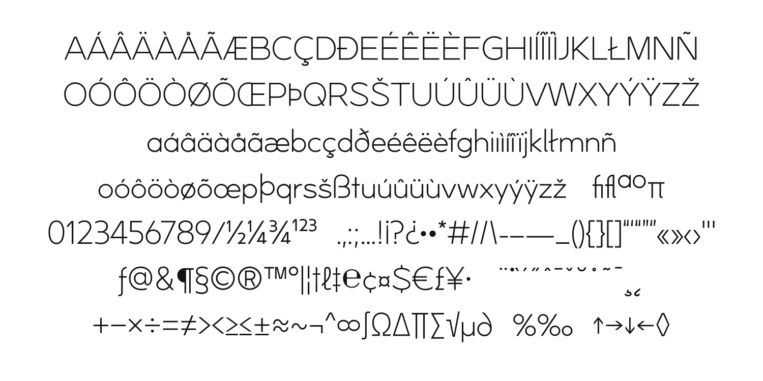 NtT Orbdot Font Poster #1