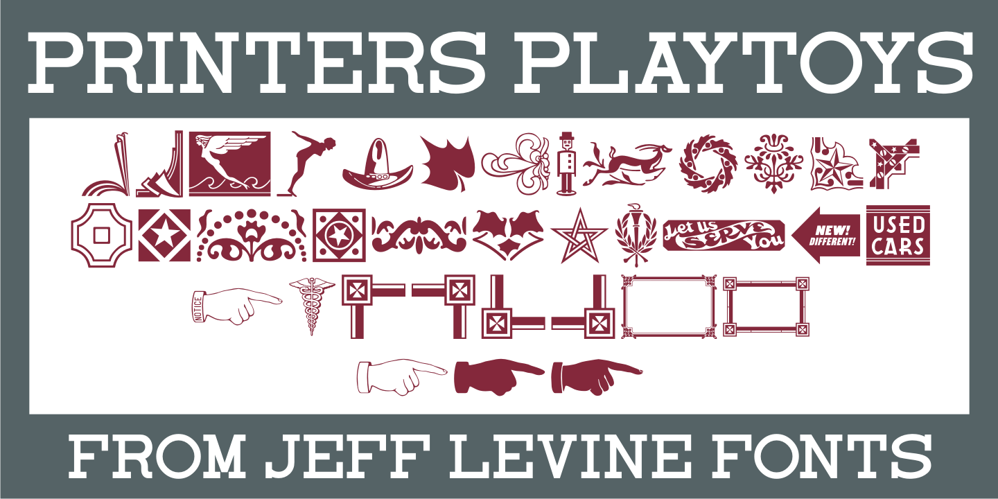 Printers Playtoys Font Family