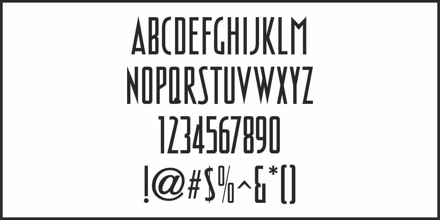 Incarceration Font Poster #3