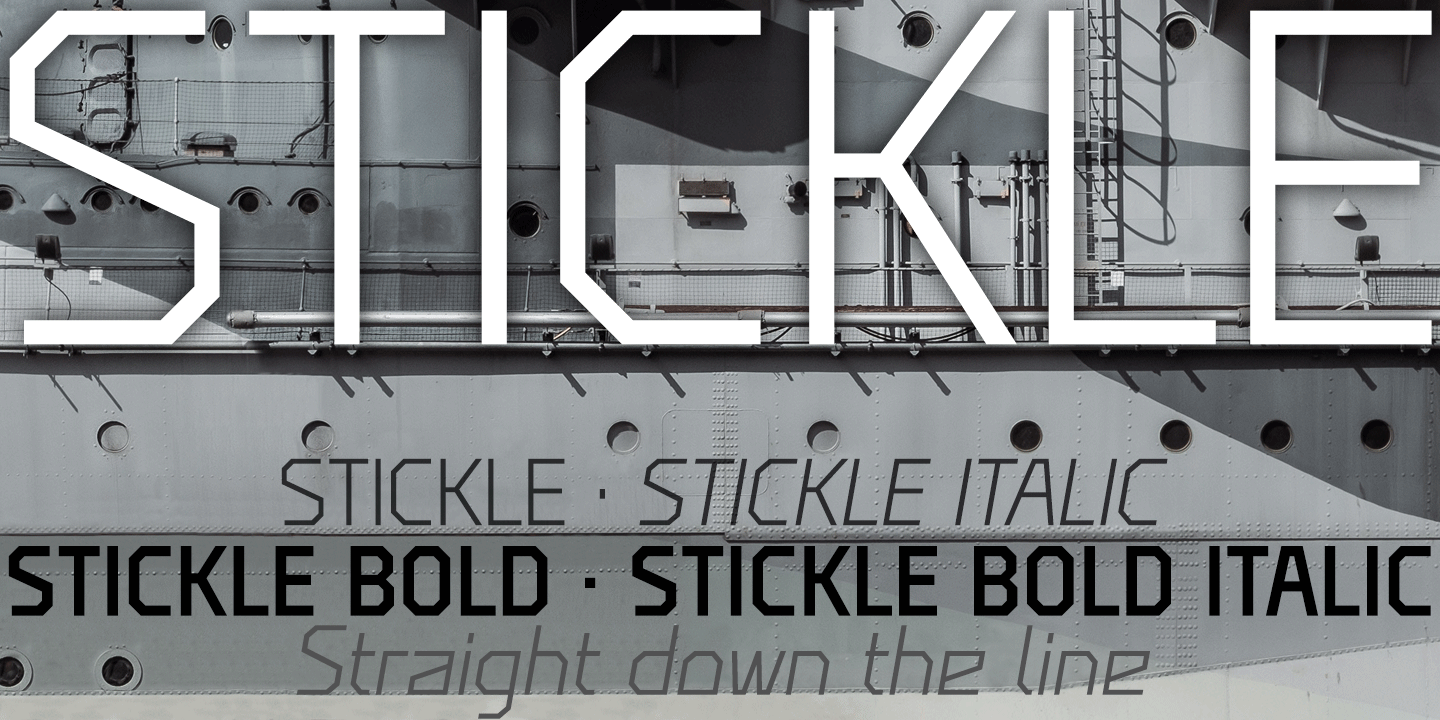 Stickle Font Poster #1