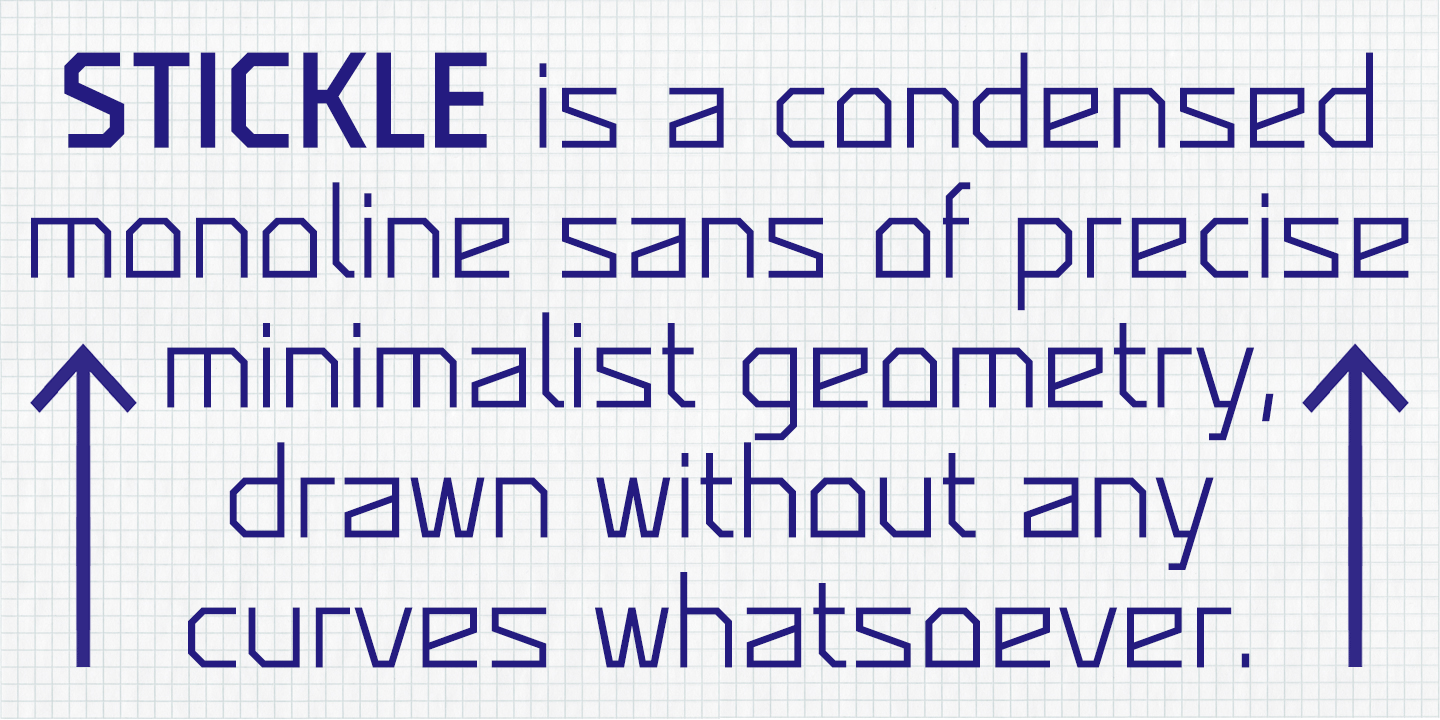 Stickle Font Poster #1