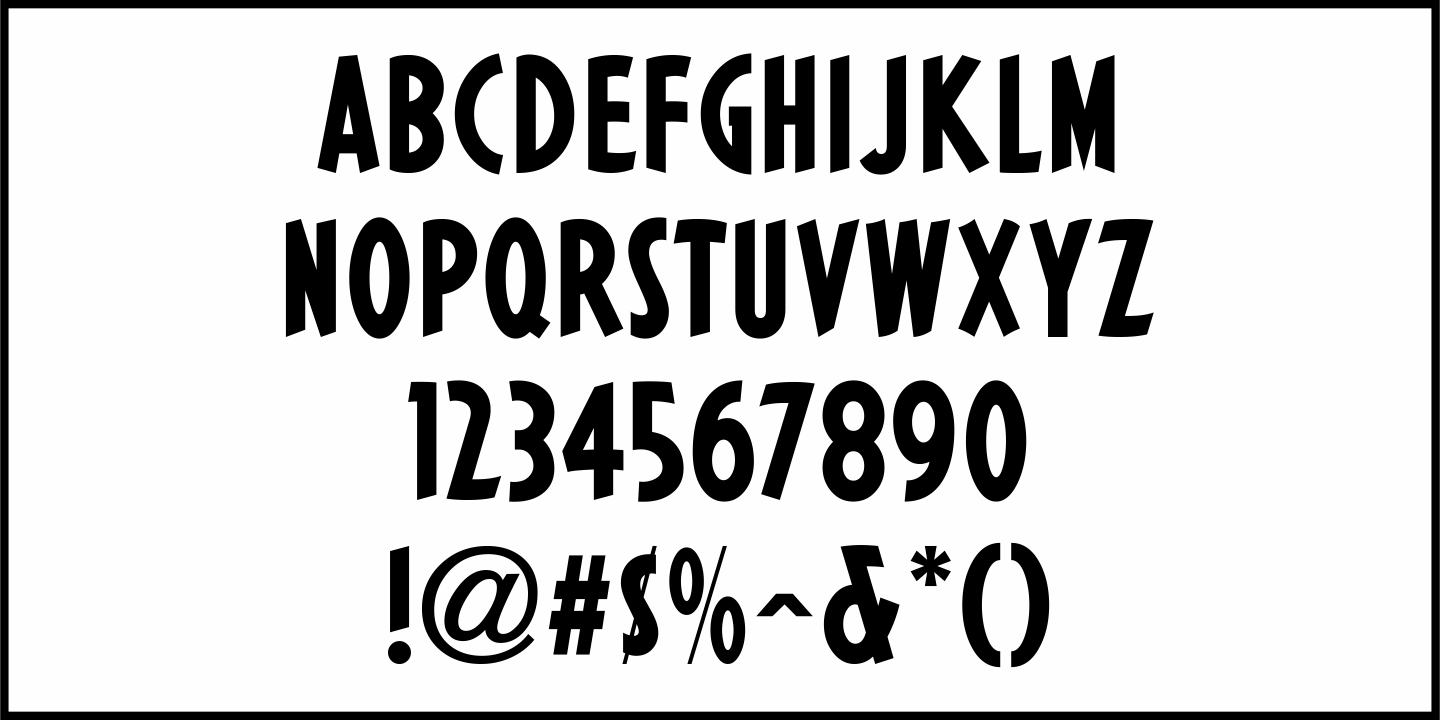 Taking Liberties Font Poster #1