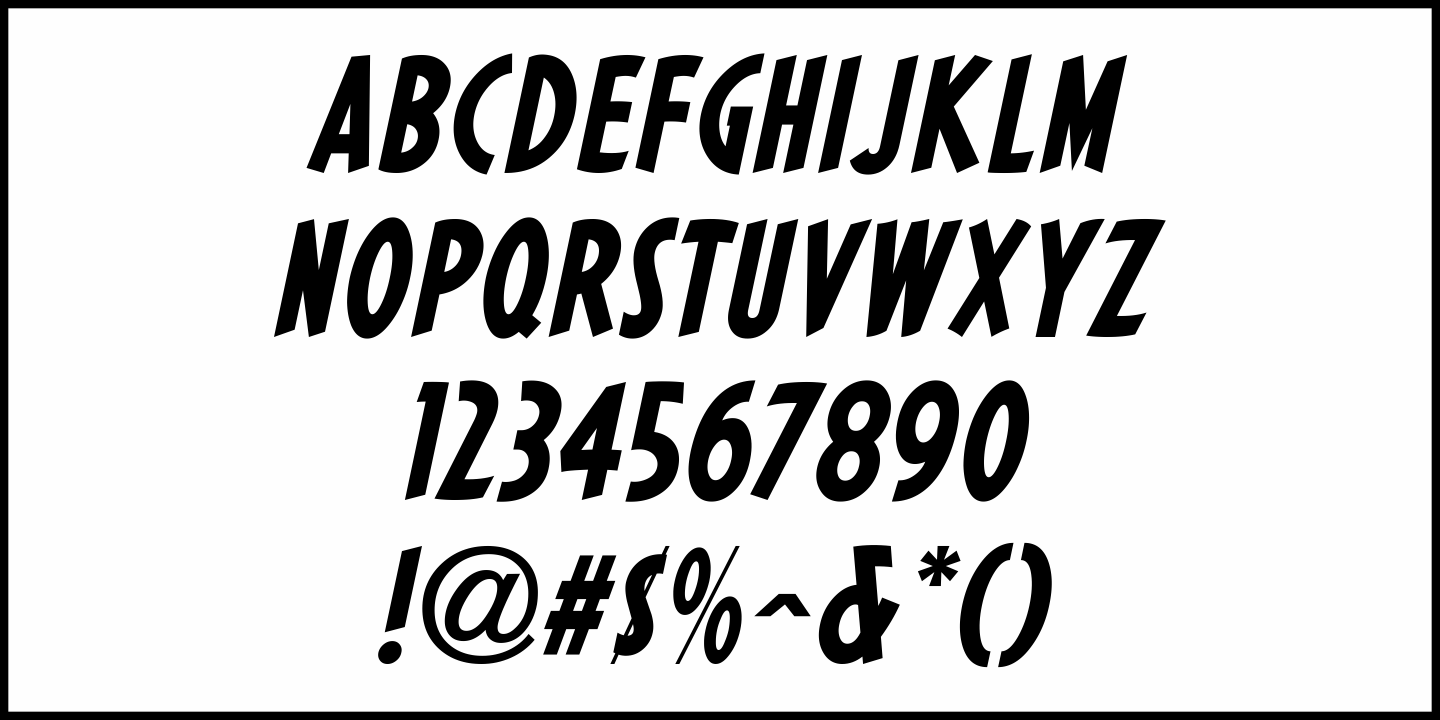 Taking Liberties Font Poster #1
