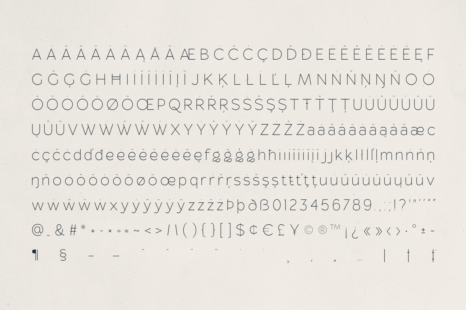 Driftune Font Poster #1