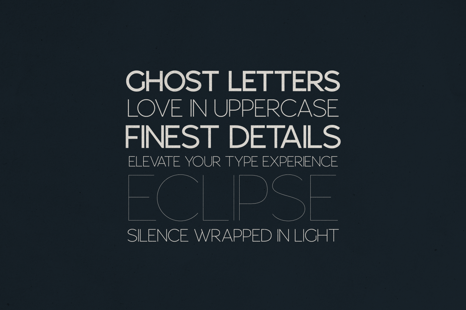 Driftune Font Poster #1