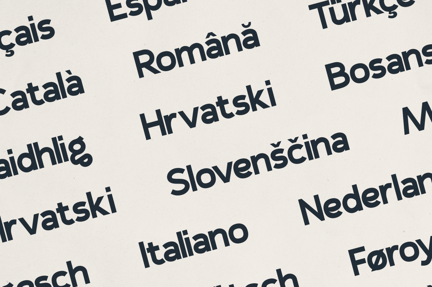 Driftune Font Poster #1
