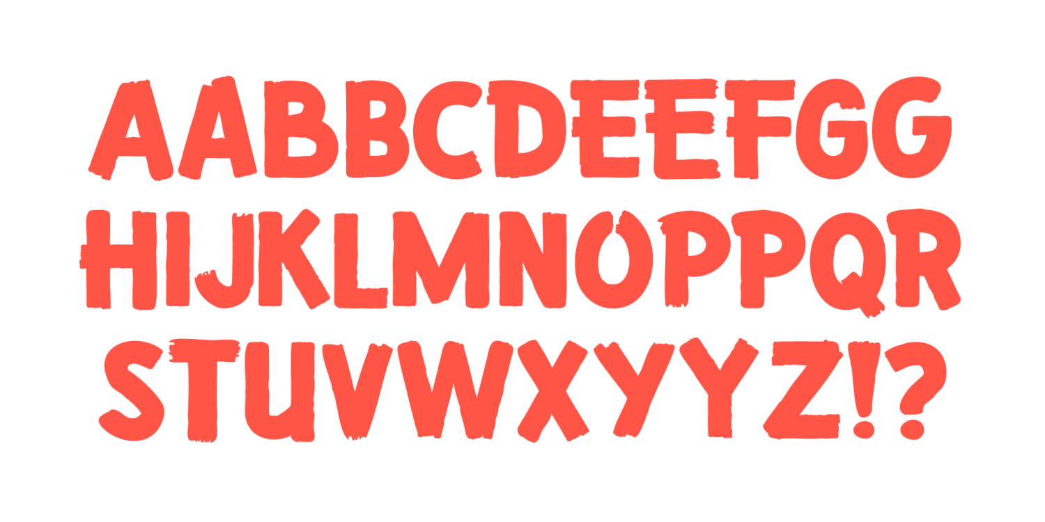 Huckleberry Font Poster #1