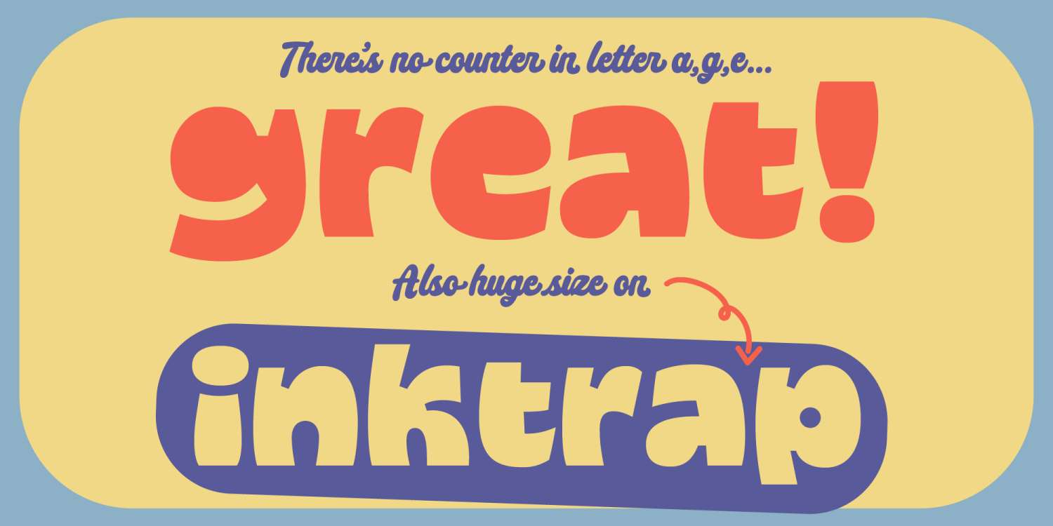 Gosh Thing Font Poster #1