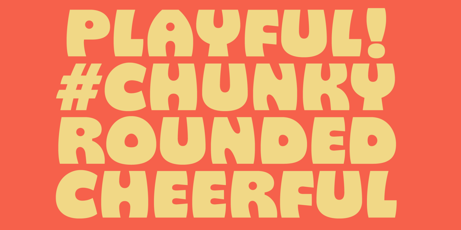 Gosh Thing Font Poster #1