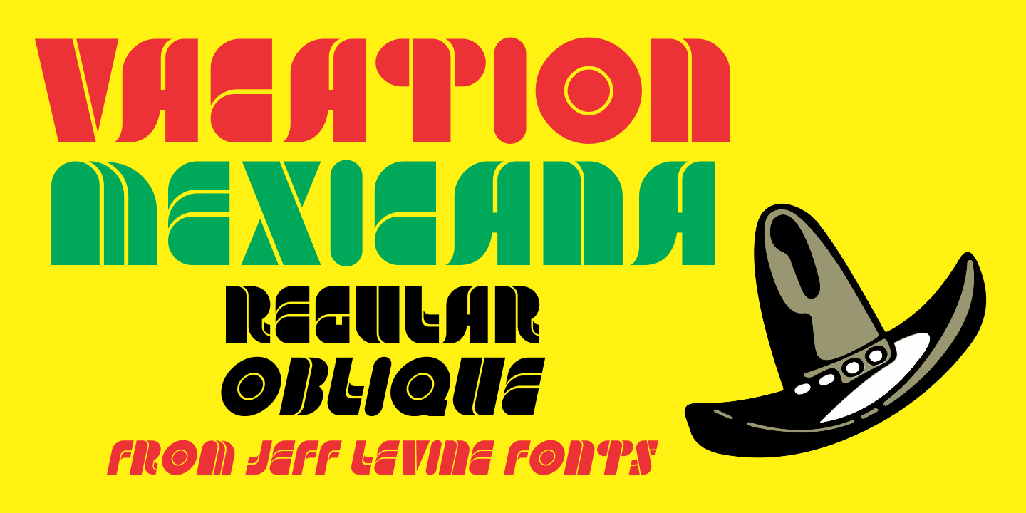 Vacation Mexicana Font Poster #1
