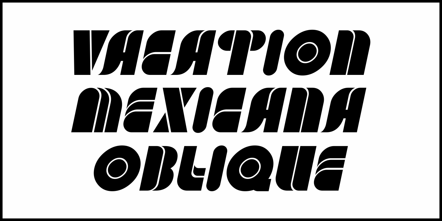 Vacation Mexicana Font Poster #4