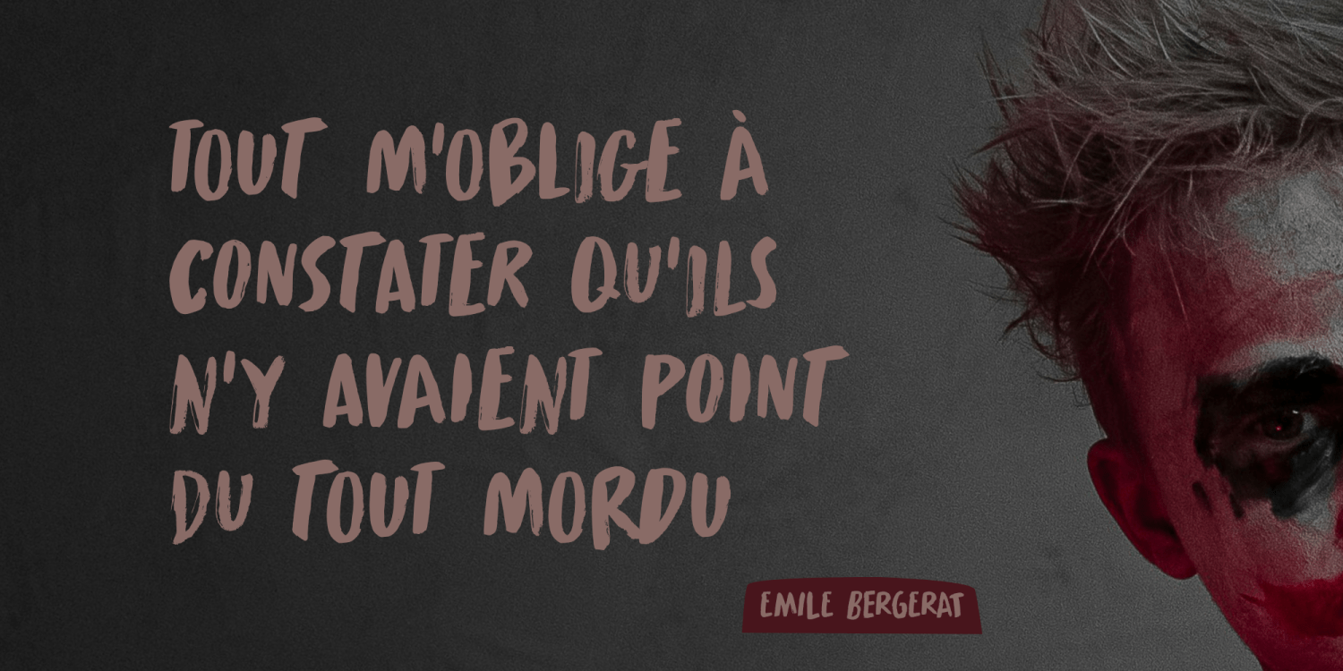 Enfant Terrible Font Poster #3