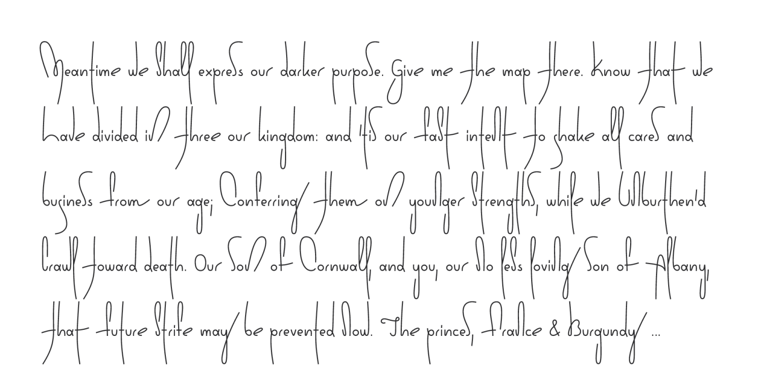 Wild Loops Font Poster #1