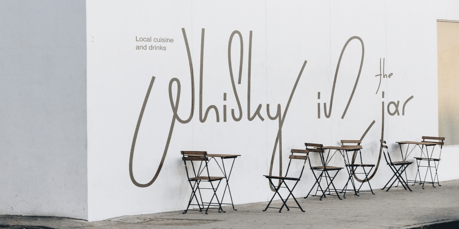 Wild Loops Font Poster #1