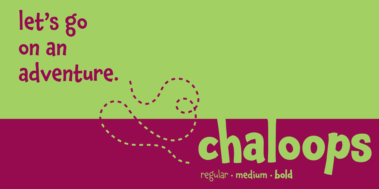 Chaloops Font Poster #1