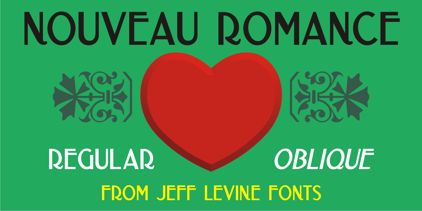 Nouveau Romance Font Family