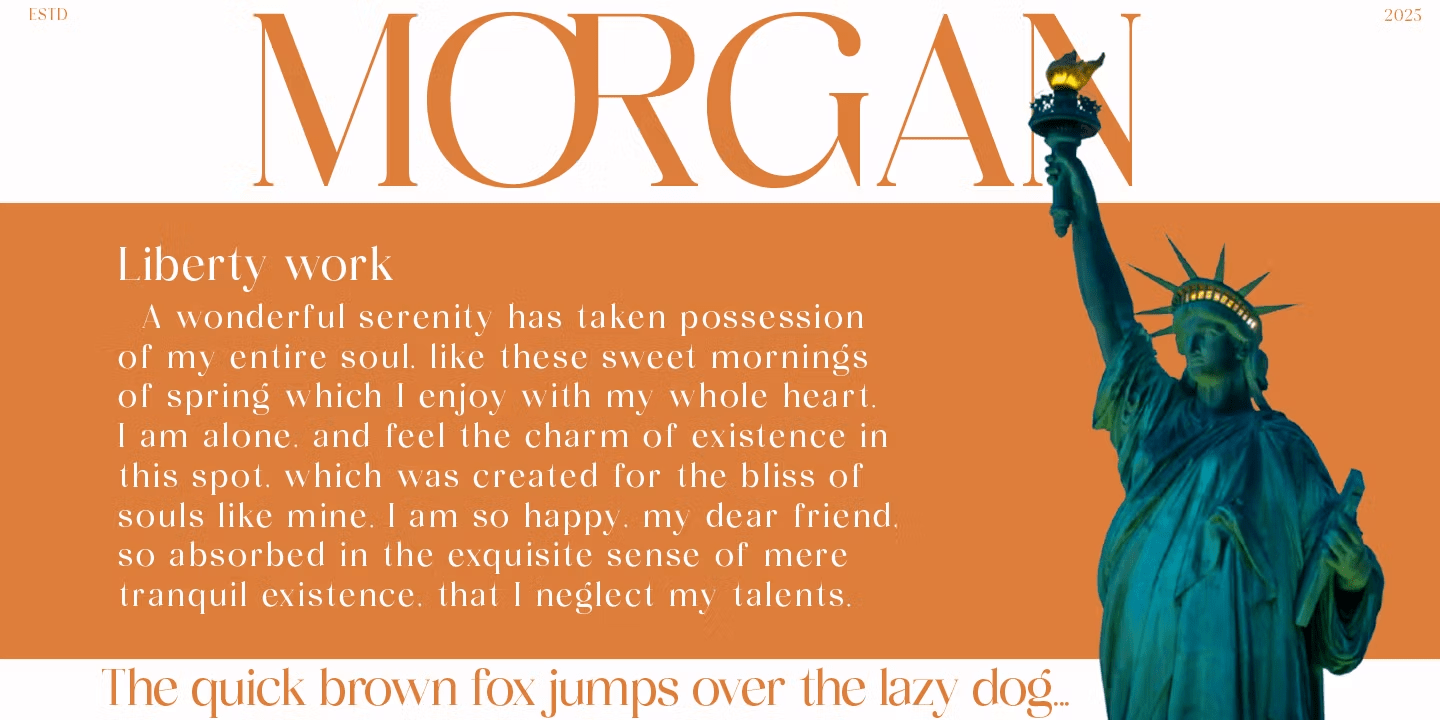 Aihuner Font Poster #3