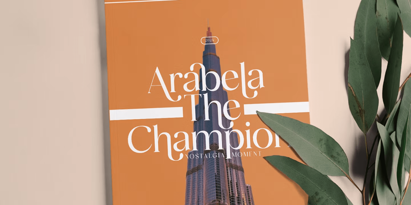 Aihuner Font Poster #6