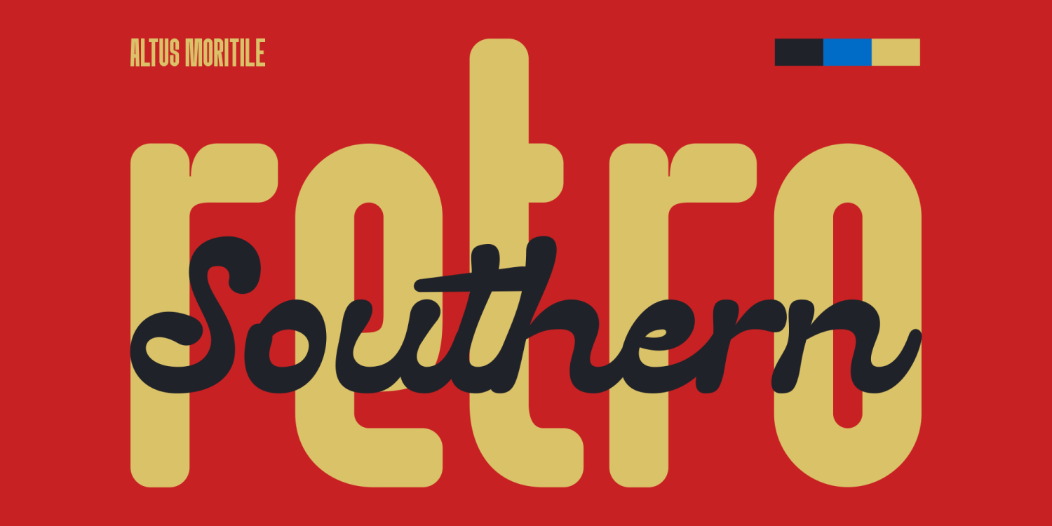 Altus Moritile Font Poster #11