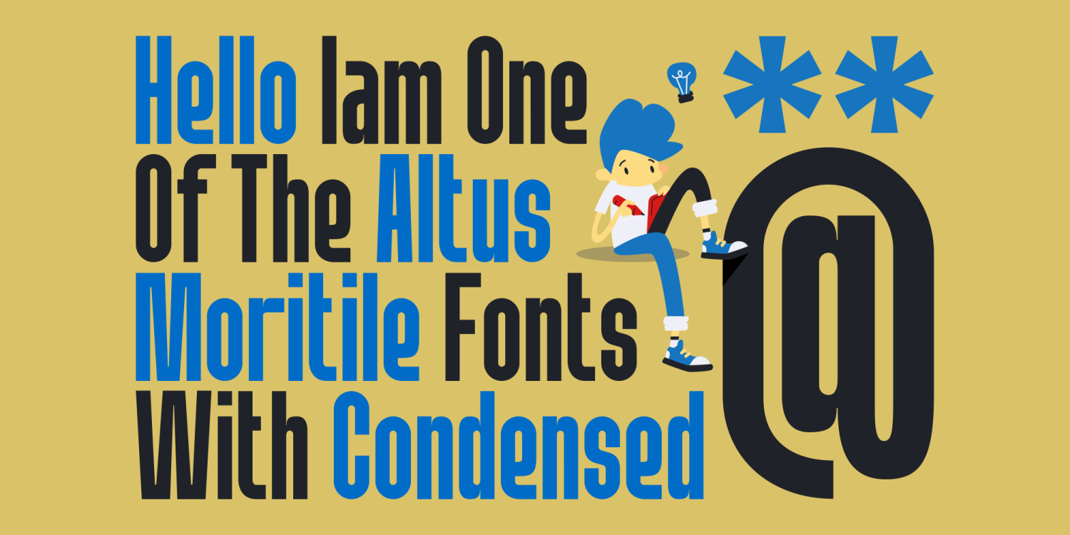 Altus Moritile Font Poster #2