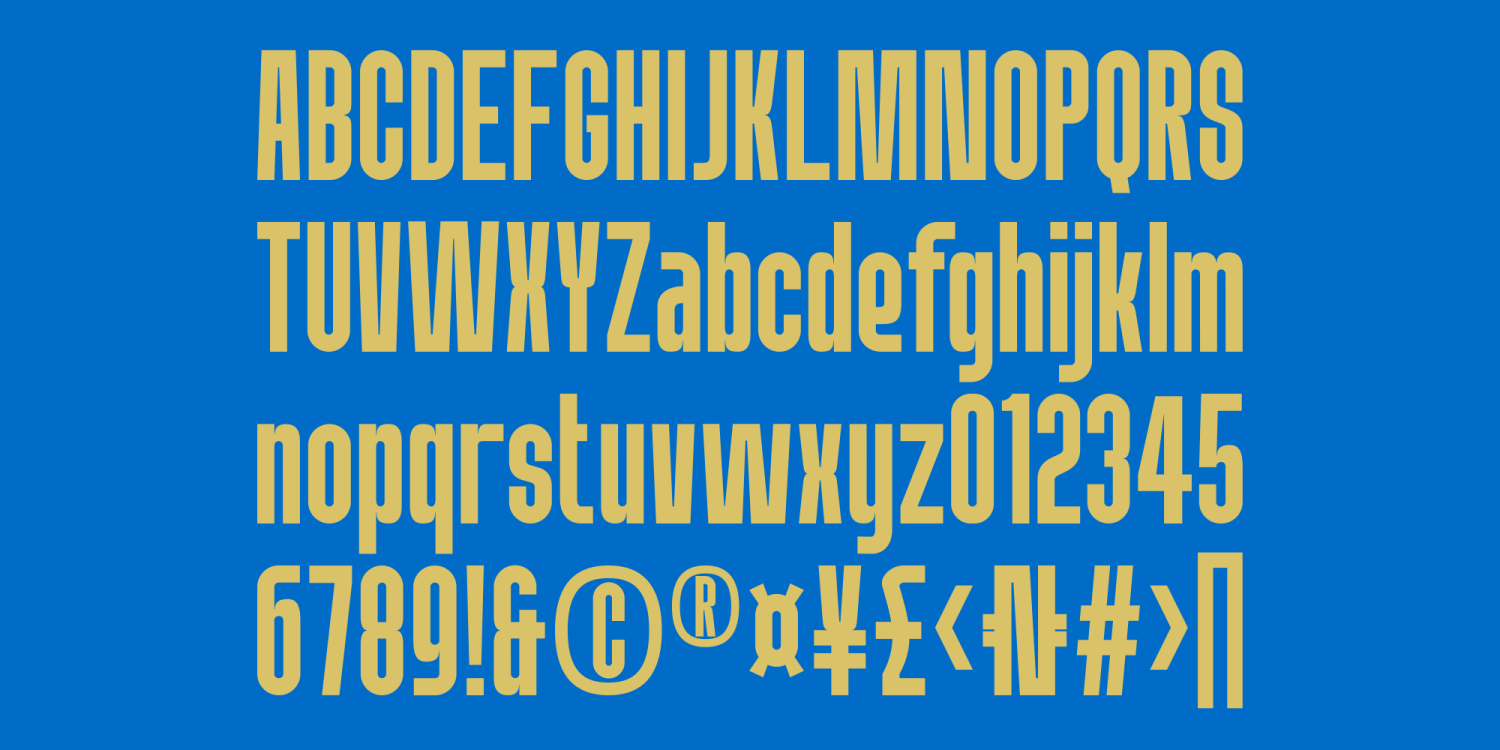 Altus Moritile Font Poster #6