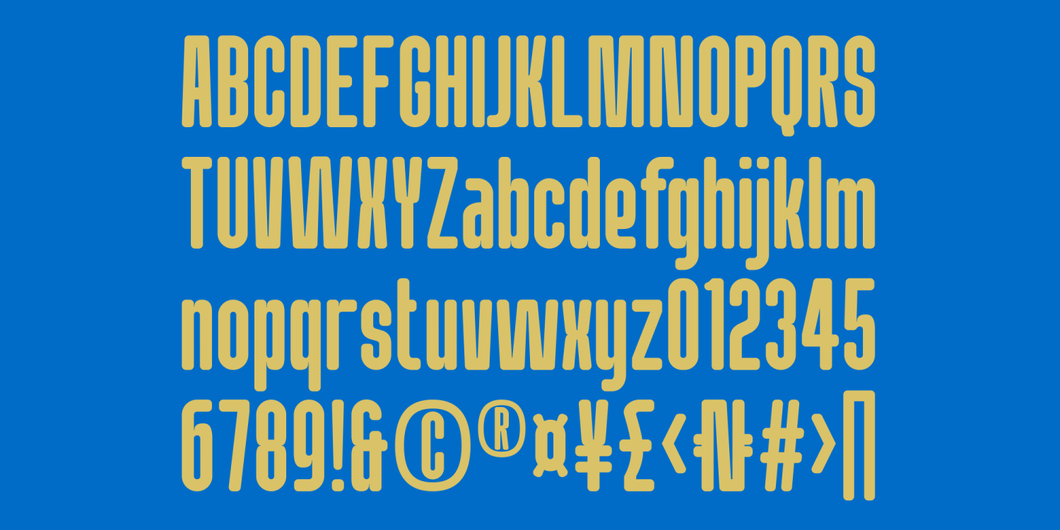 Altus Moritile Font Poster #7