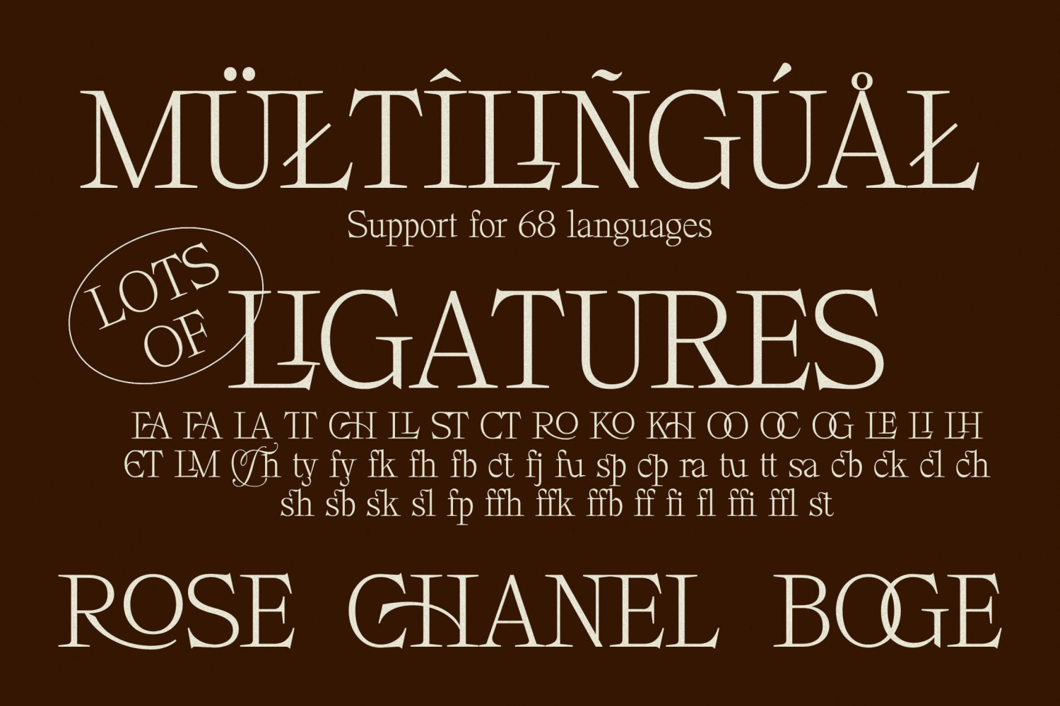 Prestigea Font Poster #1