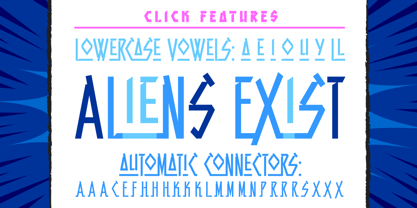 Aztech Font Poster #3