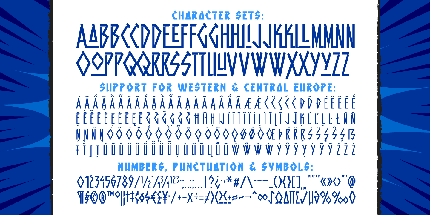 Aztech Font Poster #5