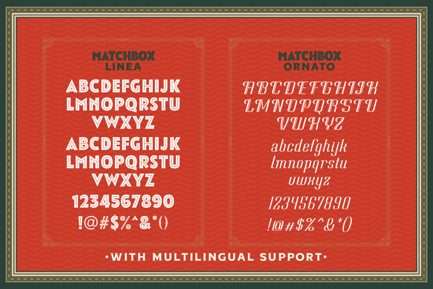 Matchbox Font Collection Font Poster #1