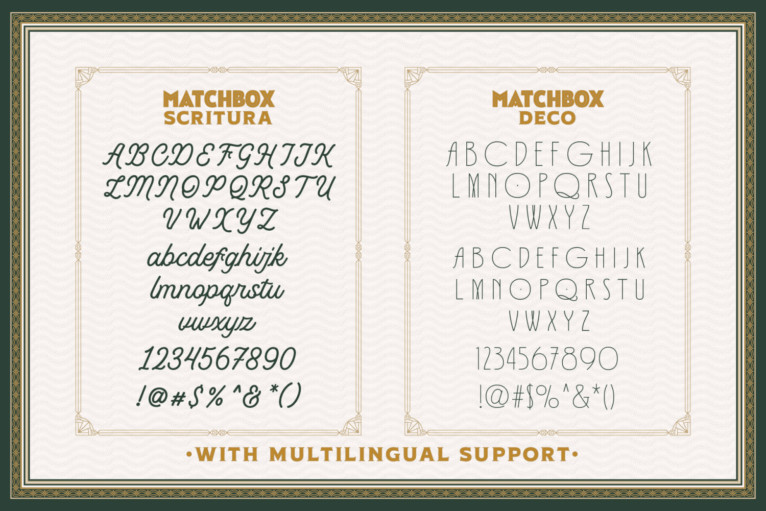 Matchbox Font Collection Font Poster #1