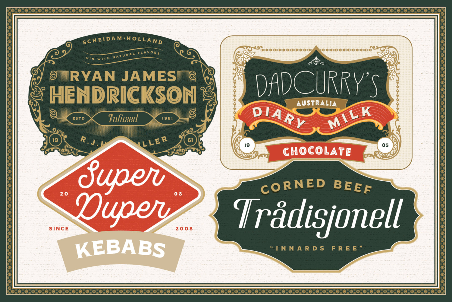 Matchbox Font Collection Font Poster #1