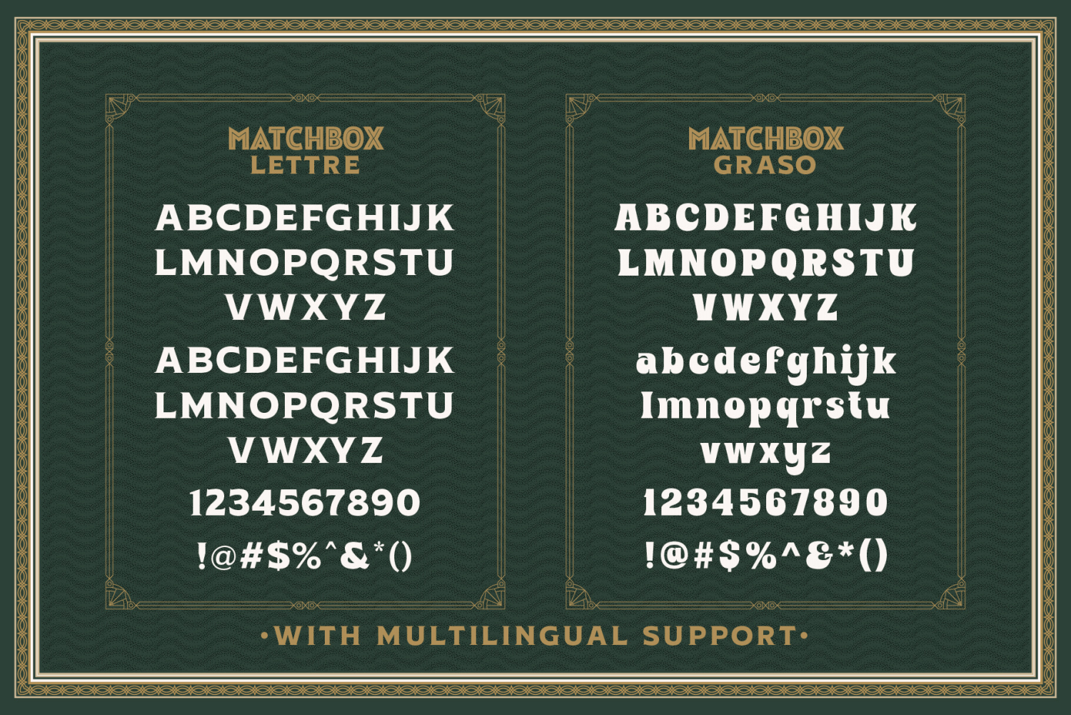 Matchbox Font Collection Font Poster #1