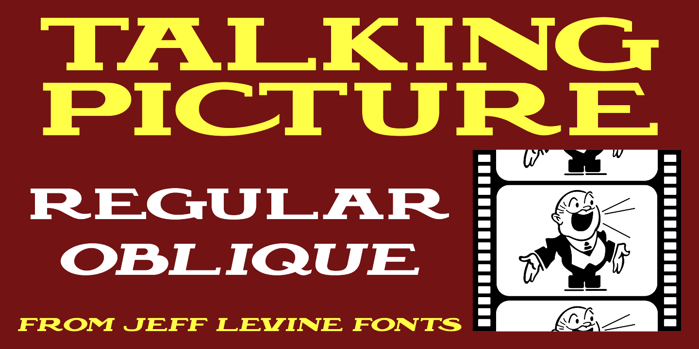 Talking Picture Font Poster #1