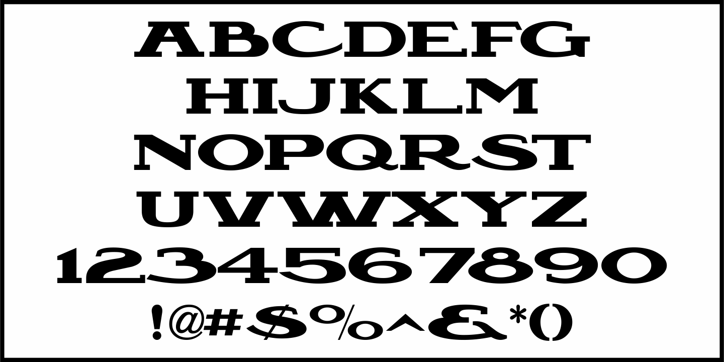 Talking Picture Font Poster #3