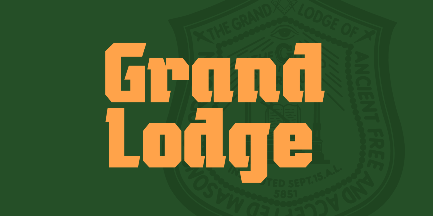 Gladiator Font Poster #1