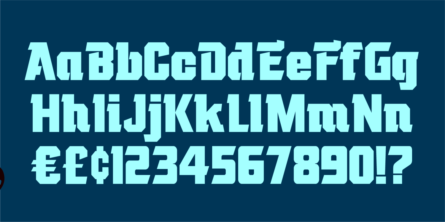 Gladiator Font Poster #1