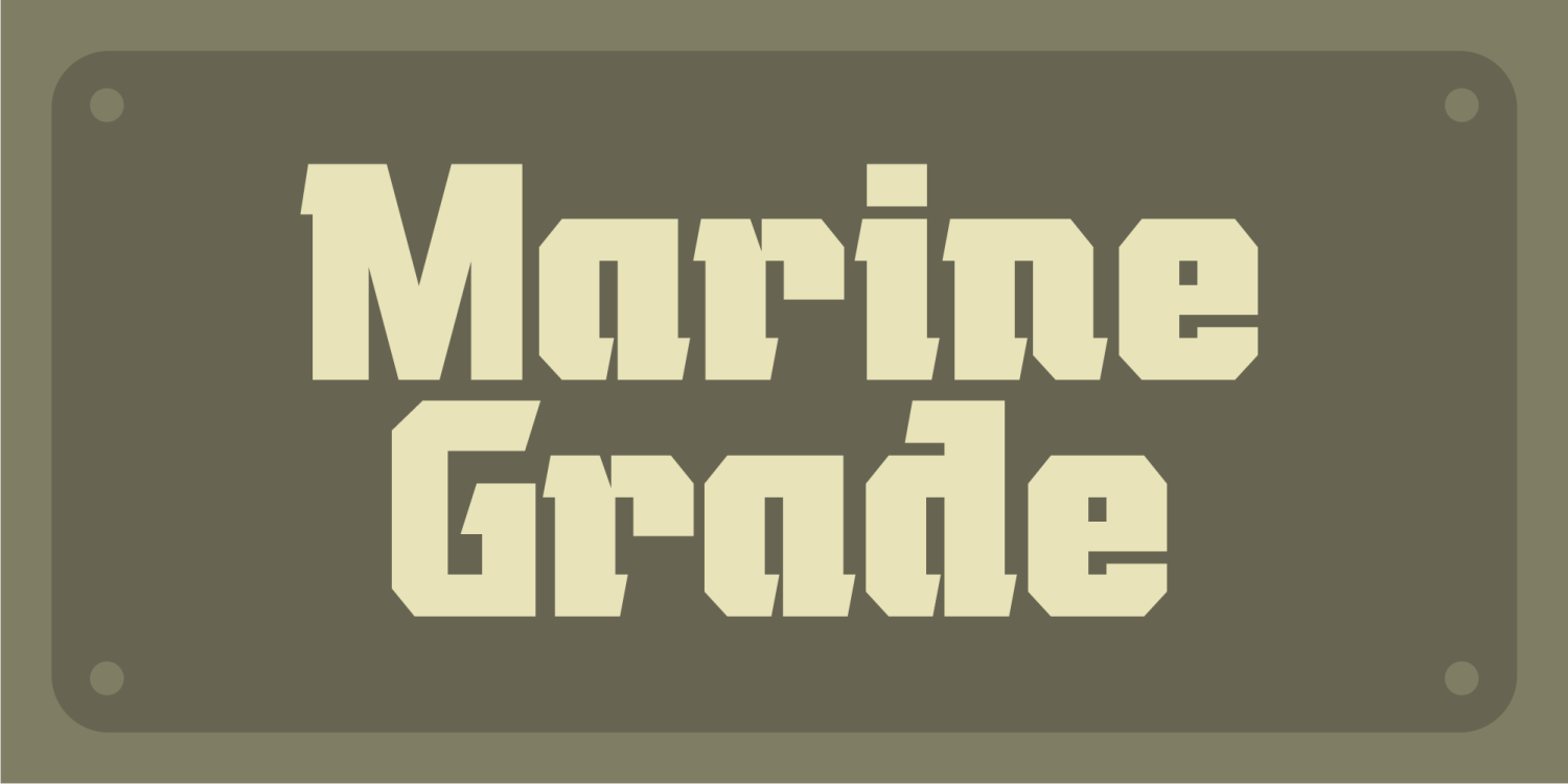 Gladiator Font Poster #1