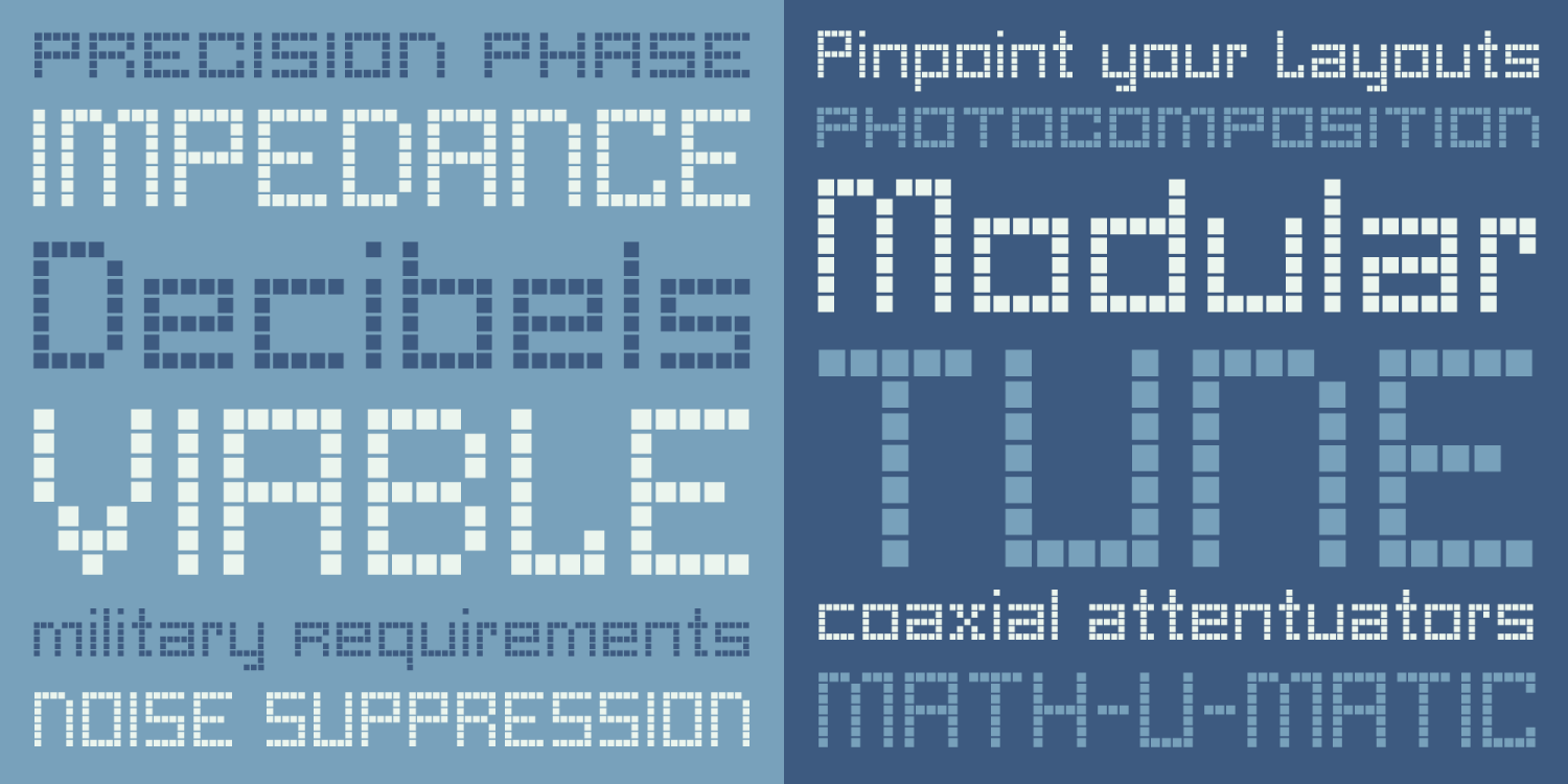 Cubisquare AOE Font Poster #1