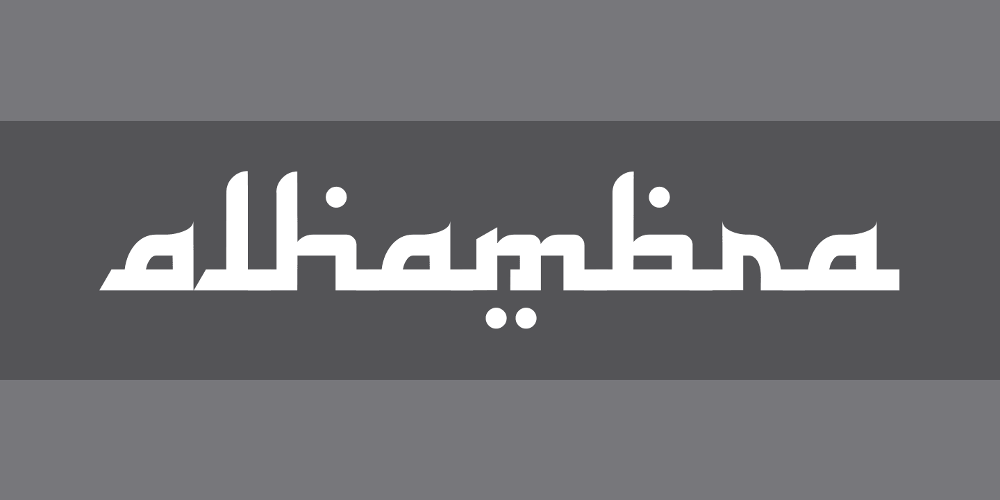 Alhambra Font Family Poster