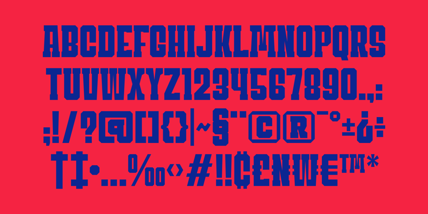 England Shoty Font Poster #6