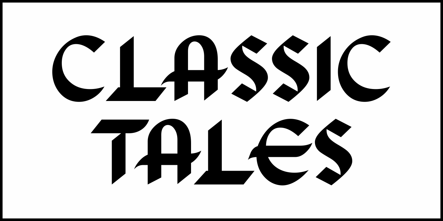 Classic Tales Font Poster #1
