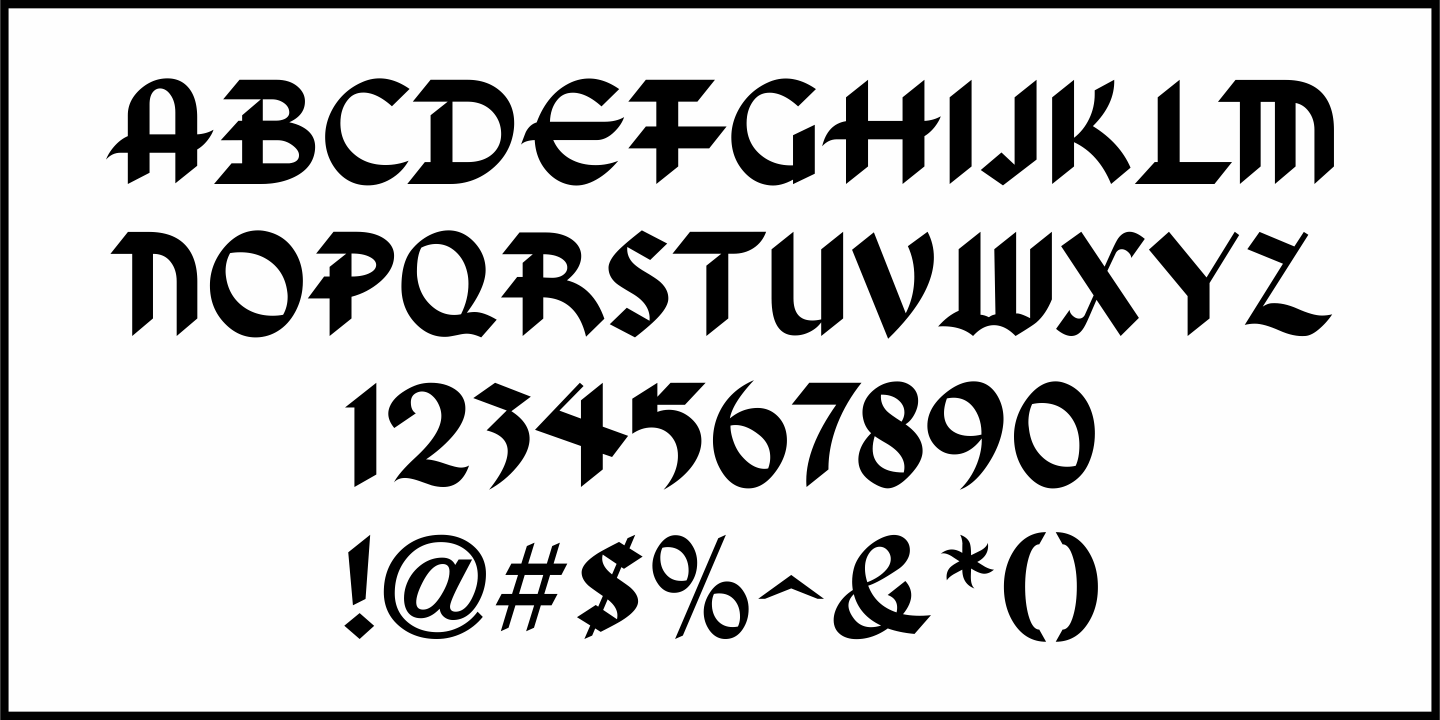Classic Tales Font Poster #1