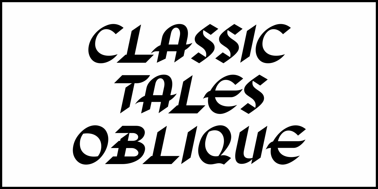 Classic Tales Font Poster #1