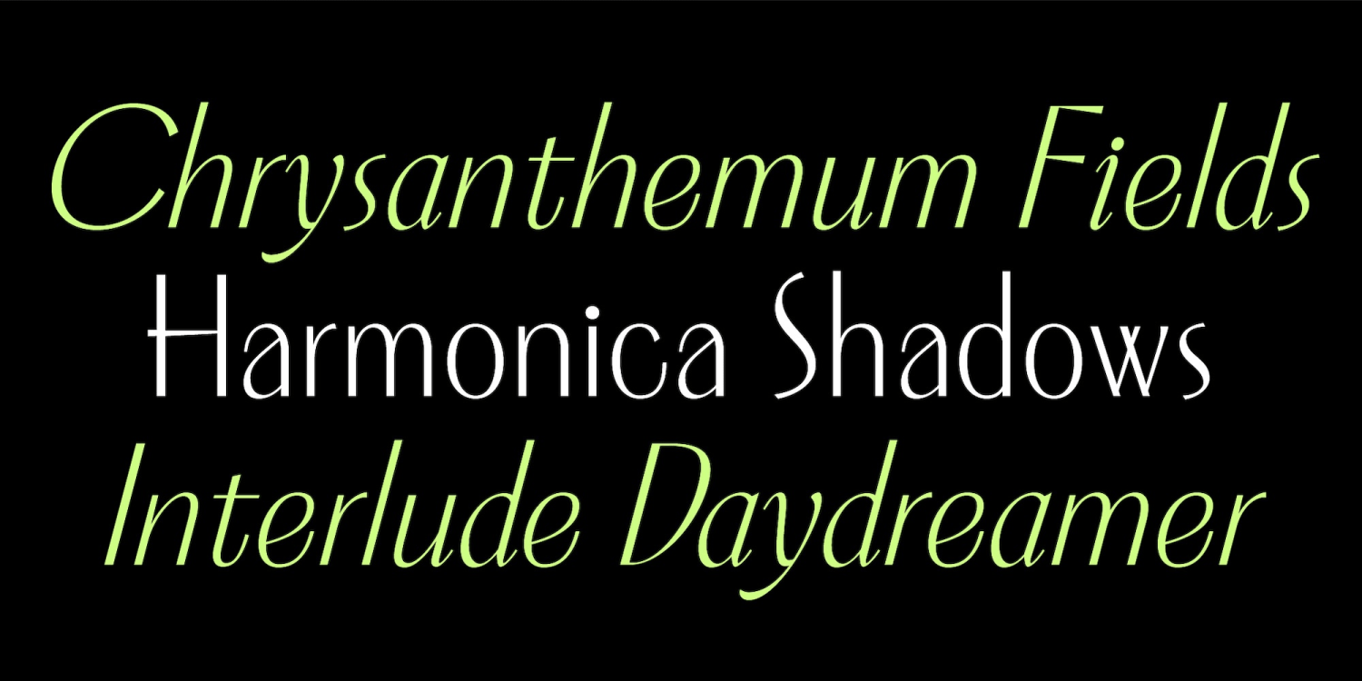 Solistice Nova Font Poster #2