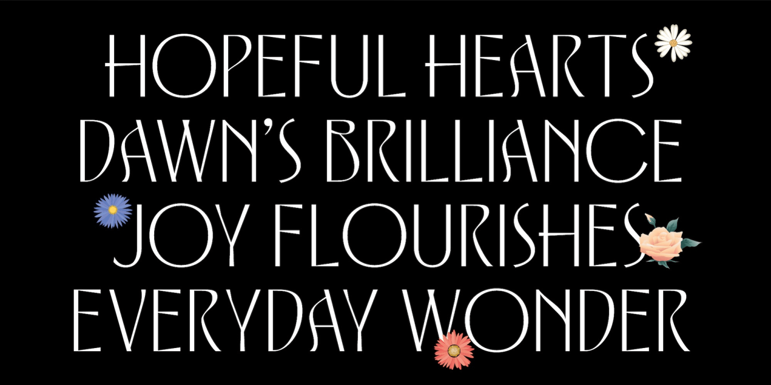 Solistice Nova Font Poster #3