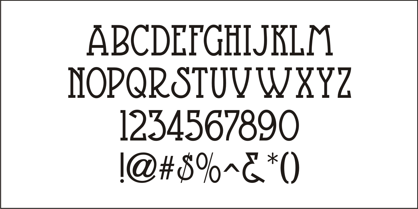 Ragtime Gal Font Poster #3