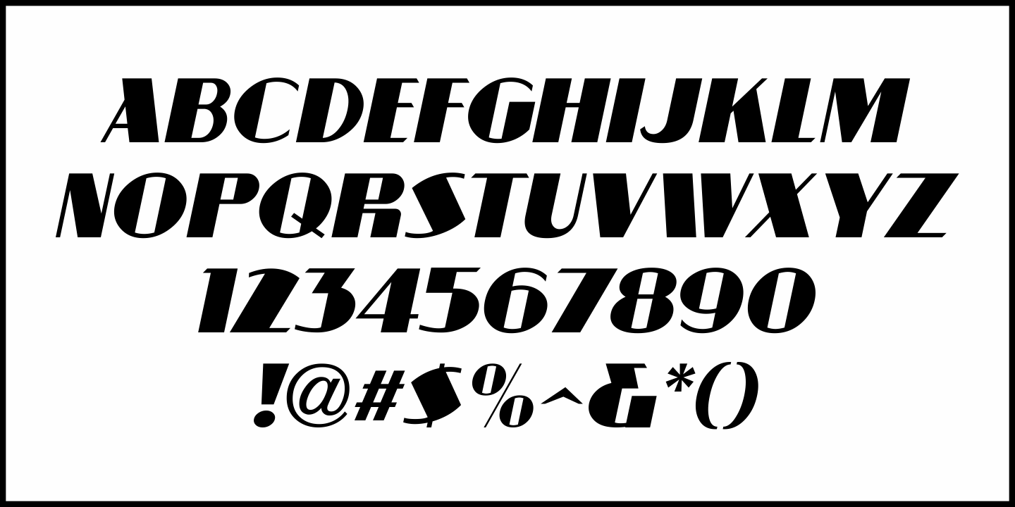Movie Camera Font Poster #5